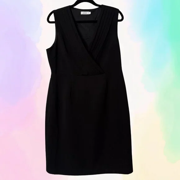 👗 Black Cocktail Midi Dress Ricki’s | Good Condition - Picture 5 of 7